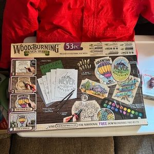 53 piece wood burning kit